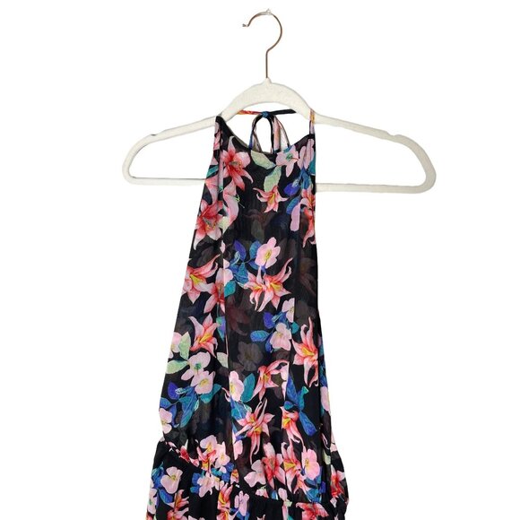 Show Me Your Mumu Hammock Halter Dress Size Medium Honolumu Tropical Floral - Picture 3 of 9